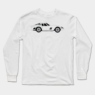 250 GTO Black Outline Long Sleeve T-Shirt